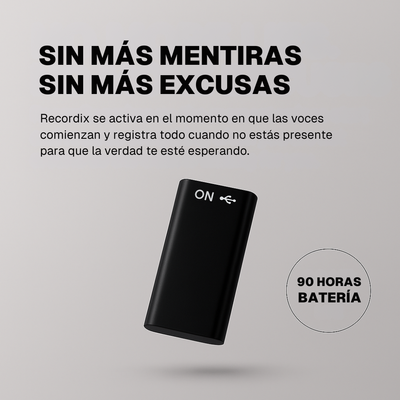 Recordix™ - Grabadora Magnética de Voz